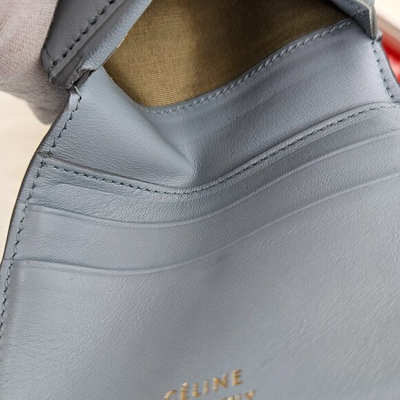 Céline Grey Calfskin Small Folded Wallet - Picture 10 of 17